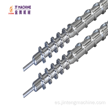 barril de rosca de 120 mm con mezclador especial